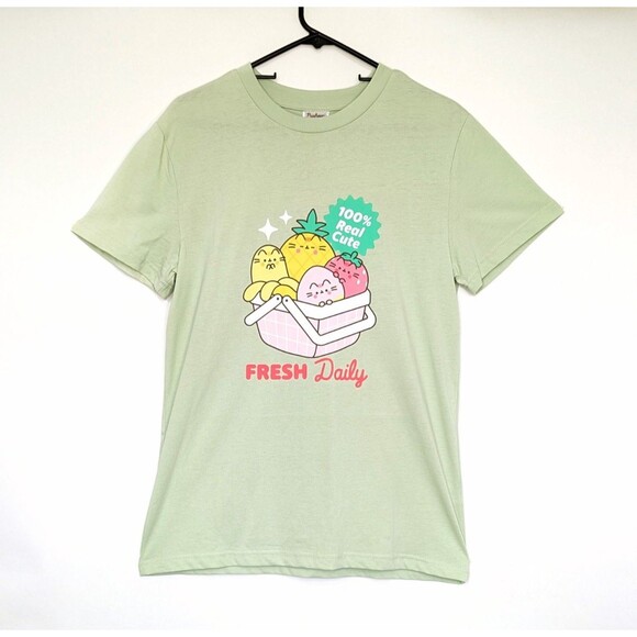 Pusheen Fresh Daily Unisex Medium T-Shirt Pusheen Box 2024 Summer Exclusive NWT - Picture 1 of 4
